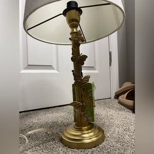 Gold Lamp w/ Butterfly’s